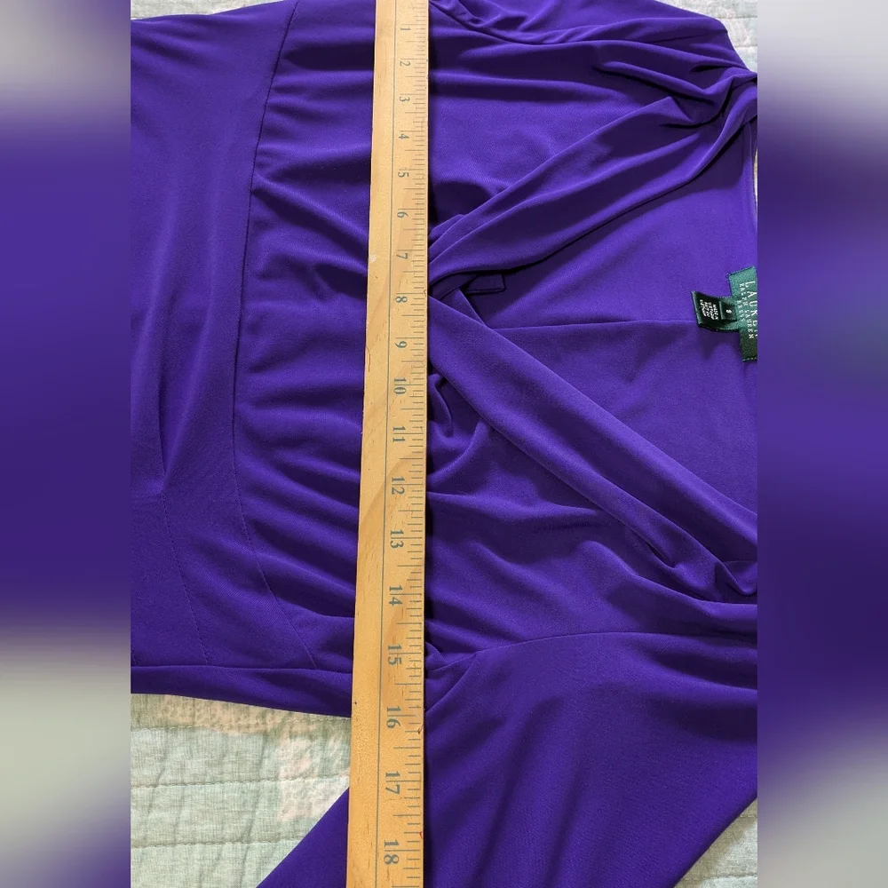 Ralph Lauren gorgeous Vibrant Purple dress, Size 8. - Picture 4 of 7